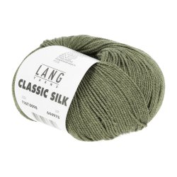 Lang Yarns - Classic Silk Fv. 98 M�rk Oliven