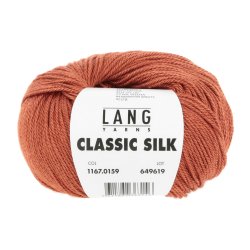 Lang Yarns - Classic Silk Fv. 159 M�rk Orange