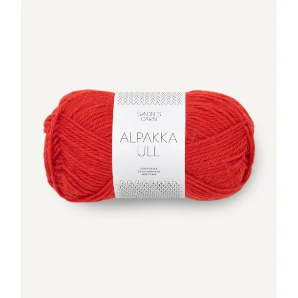 Sandnes - Alpakka Ull Fv. 4018 Scarlet Red