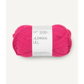 Sandnes - Alpakka Ull Fv. 4518 Hot Pink. 