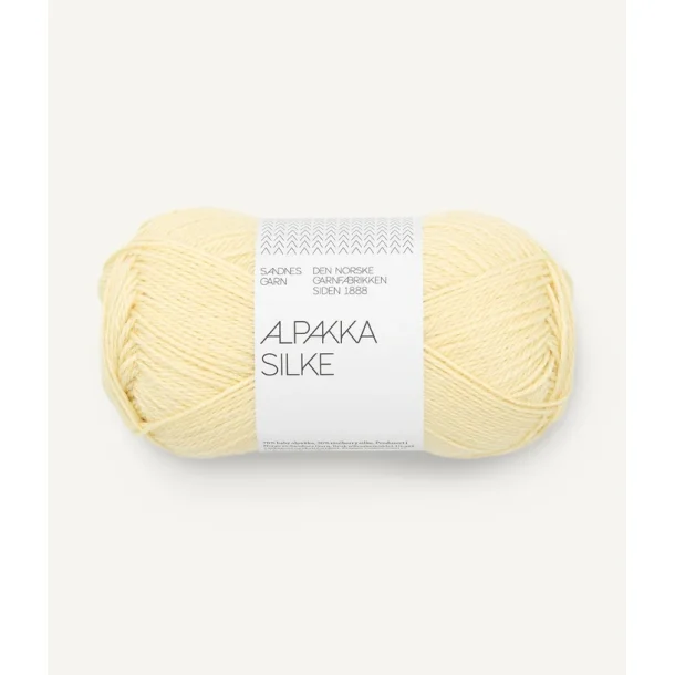 Sandnes - Alpakka silke Fv. 2112 Soft Sunlight