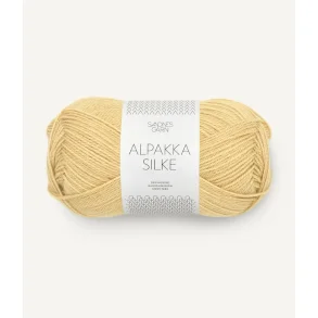 Sandnes - Alpakka silke Farve 2122 Gul Mnesten