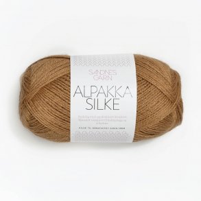 Sandnes - Alpakka silke Farve 2544 Brndt Gulbrun.