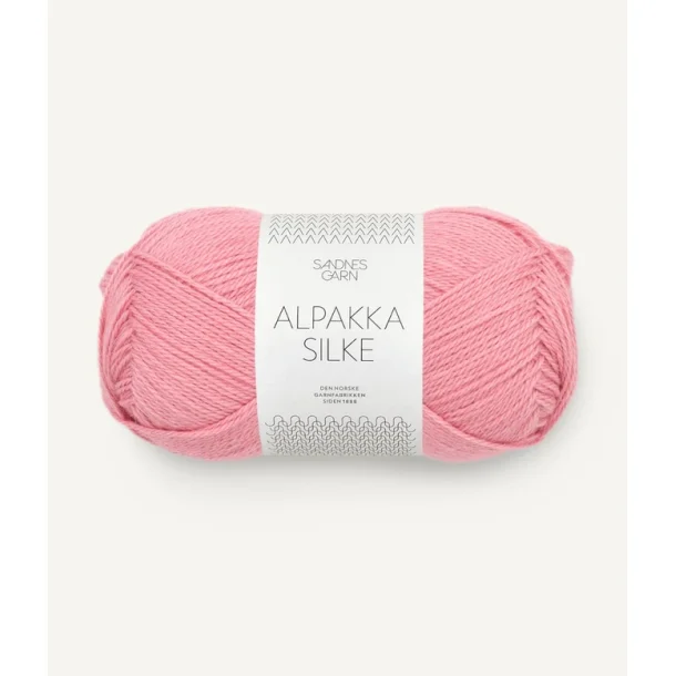 Sandnes - Alpakka silke Fv. 4304 Pink Icing. 