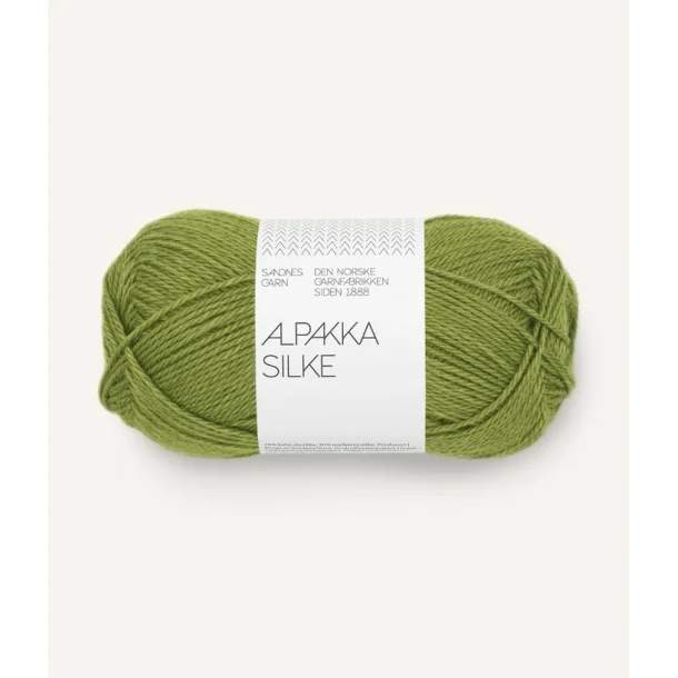 Sandnes - Alpakka silke Fv. 9564 Matcha