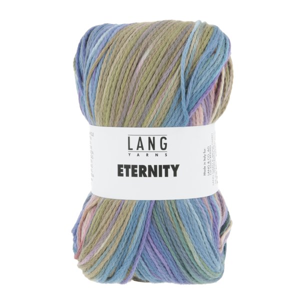 Lang Yarns - Eternity Fv. 04 Periwinkle/Bl�/B�r/Oliven Multi