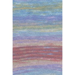 Lang Yarns - Eternity Fv. 04 Periwinkle/Bl�/B�r/Oliven Multi