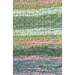 Lang Yarns - Eternity Fv. 05 Gr�n/oliven Salmon Multi