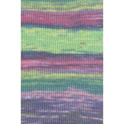 Lang Yarns - Eternity Fv. 06 Lilla/Pink/Lime/Emerald Multi