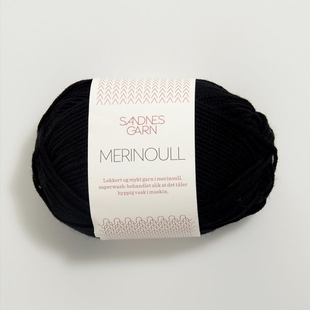 Sandnes - Merino Ull Fv. 1099 Sort