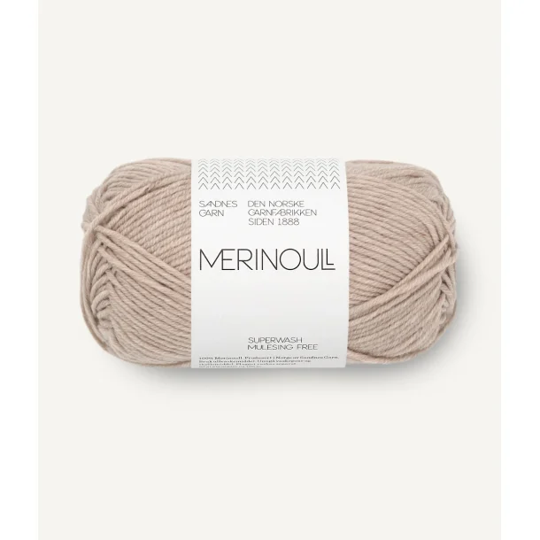 Sandnes - Merino Ull Fv. 2650 Beige Melange