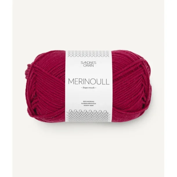 Sandnes - Merino Ull Fv. 4255 Rumba Red. 