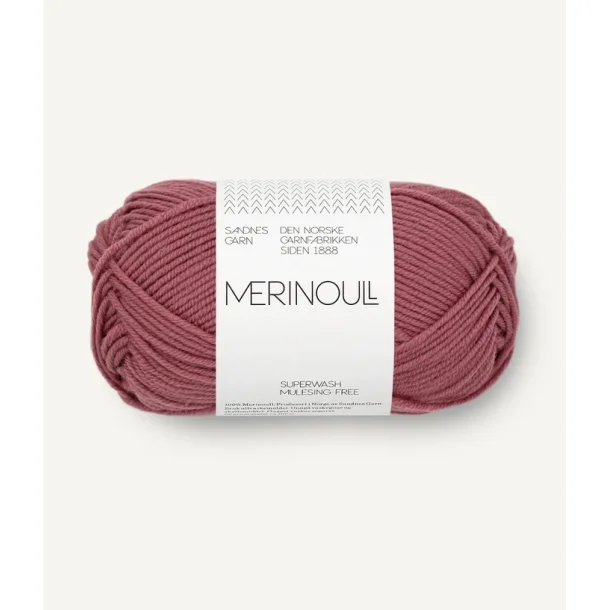 Sandnes - Merino Ull Fv. 4344 Dry Rose