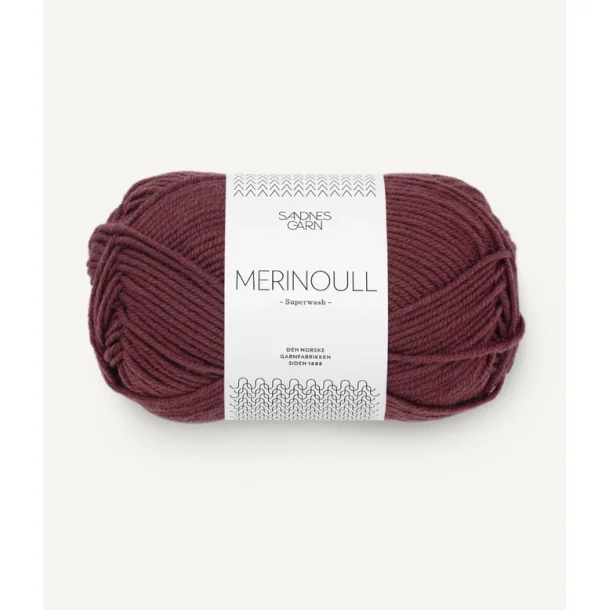 Sandnes - Merino Ull Farve 4363 Vinrd  