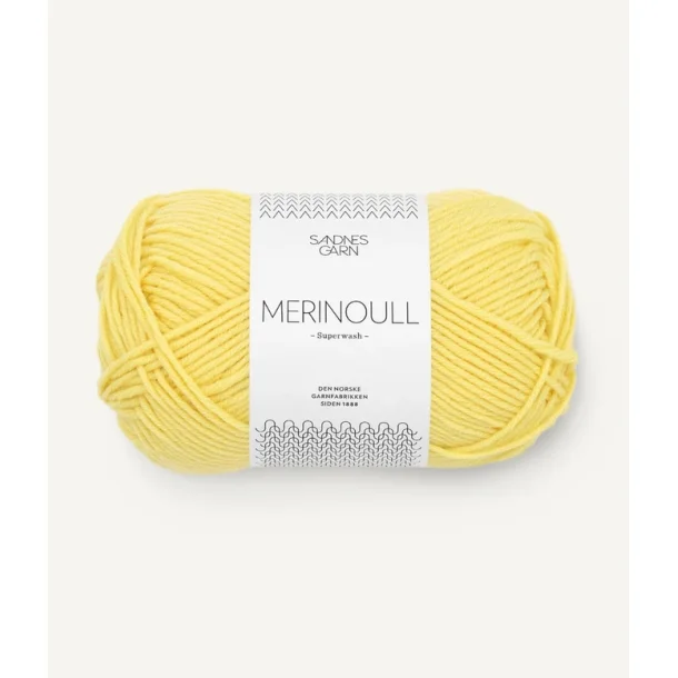 Sandnes - Merino Ull Fv. 9004 Lemon. 