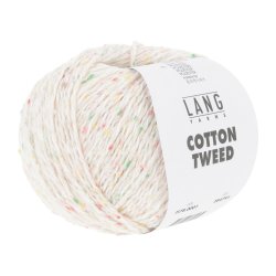 Lang Yarns - Cotton Tweed Fv. 01 Hvid