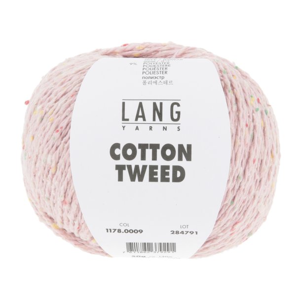 Lang Yarns - Cotton Tweed Fv. 09 Rose