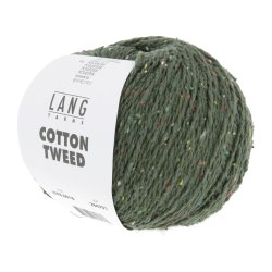 Lang Yarns - Cotton Tweed Fv. 18 M�rk Gr�n