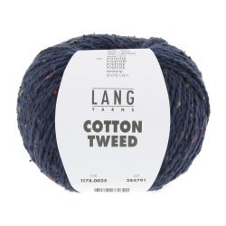 Lang Yarns - Cotton Tweed Fv. 25 Navy