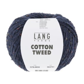 Lang Yarns - Cotton Tweed Fv. 25 Navy