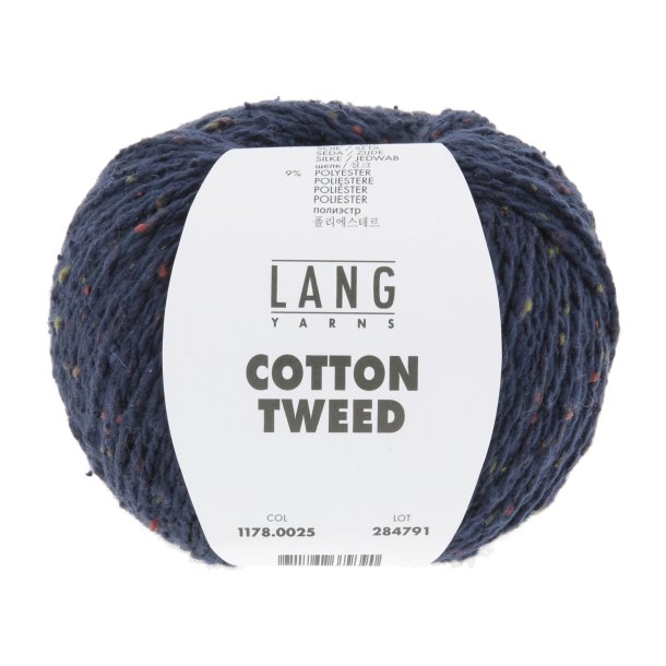 Lang Yarns - Cotton Tweed Fv. 25 Navy
