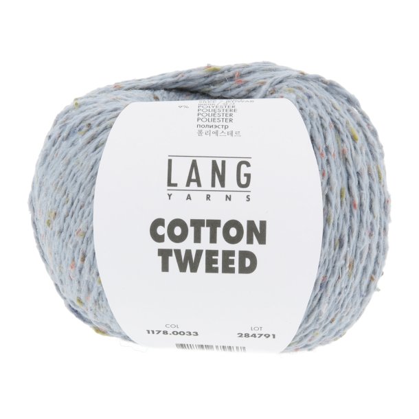 Lang Yarns - Cotton Tweed Fv. 33 Lys Jeans