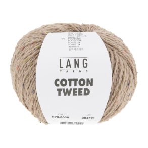 Lang Yarns - Cotton Tweed Fv. 38 Hasseln�d