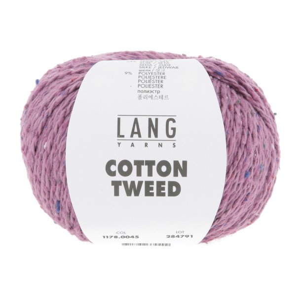 Lang Yarns - Cotton Tweed Fv. 45 Mauve