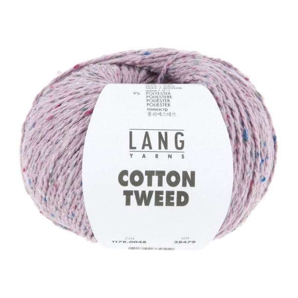 Lang Yarns - Cotton Tweed Fv. 48 Dusty Pink