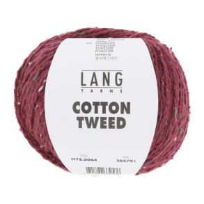 Lang Yarns - Cotton Tweed Fv. 64 Bordeaux