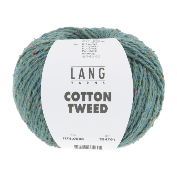 Lang Yarns - Cotton Tweed Fv. 88 Petrol