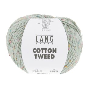 Lang Yarns - Cotton Tweed Fv. 91 Pastel Gr�n