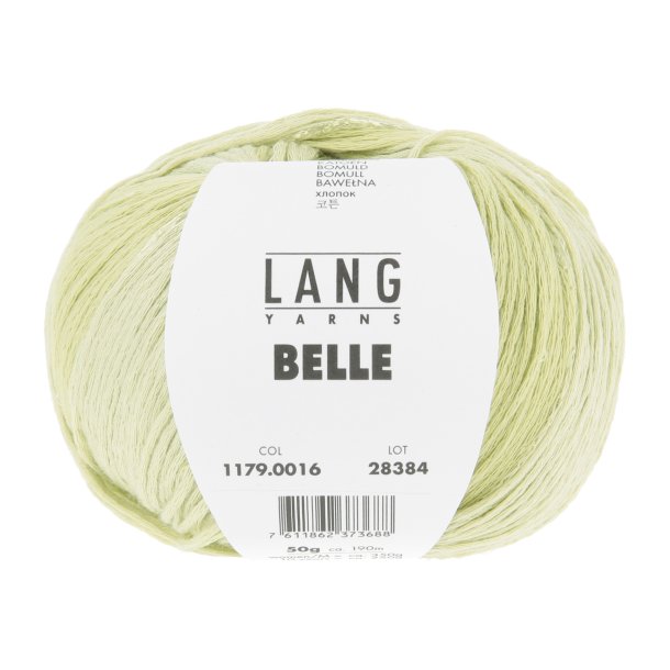 Lang Yarns - Belle Fv. 16 Lys gr�n