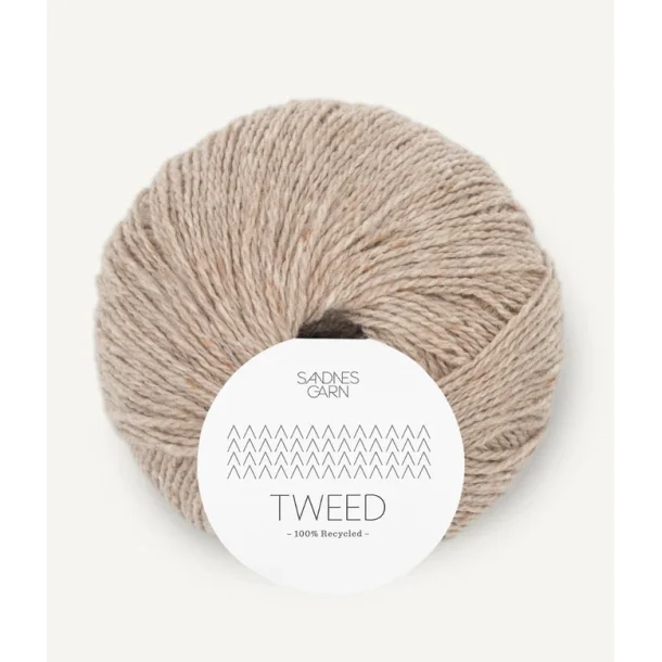 Sandnes - Tweed Recycled Fv. 2585 Beige