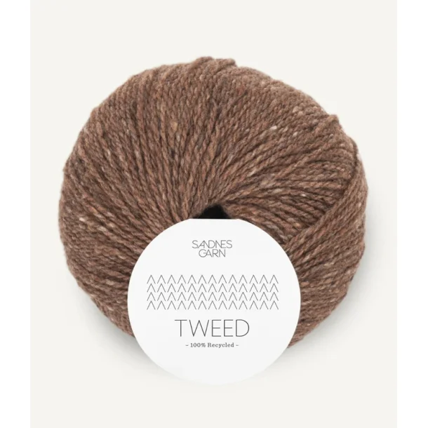 Sandnes - Tweed Recycled Fv. 3185 Brun