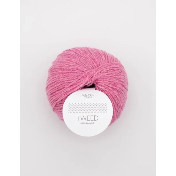 Sandnes - Tweed Recycled Farve 4815 Rosa