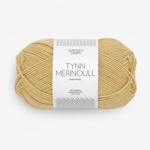 Sandnes - Tynn Merinoull Farve 2023 Gul