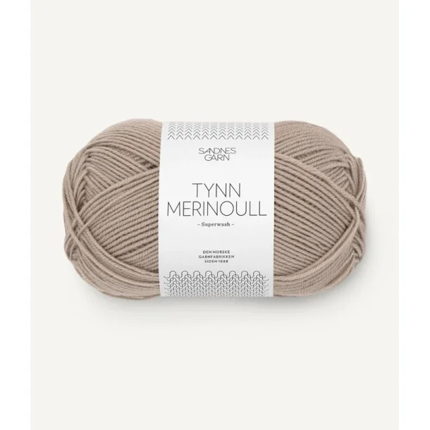 Sandnes - Tynn Merinoull Fv. 2650 Beige Melange