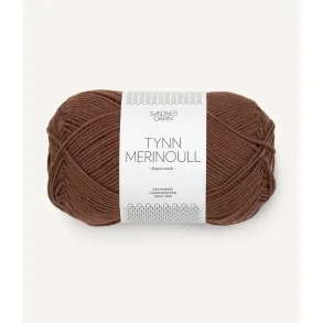 Sandnes - Tynn Merinoull Fv. 3073 Varm Brun