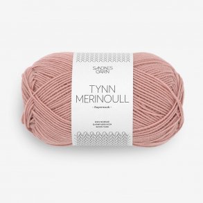 Sandnes - Tynn Merinoull Farve 4033 Ferskenblomst