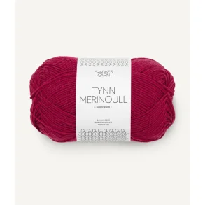 Sandnes - Tynn Merinoull Fv. 4255 Rumba Red