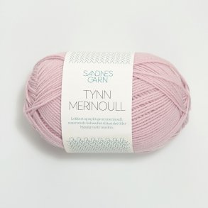 Sandnes - Tynn Merinoull Farve 4312 Stvet Rosa