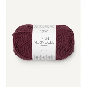 Sandnes - Tynn Merinoull Farve 4363 Vinrd  