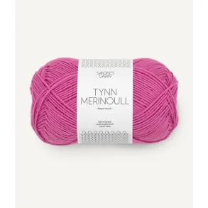 Sandnes - Tynn Merinoull Fv. 4628 Magenta