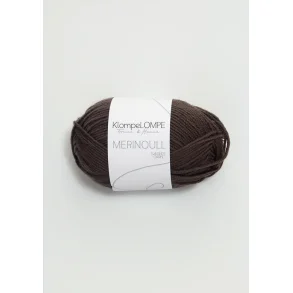 KlompeLOMPE - Merinoull Fv. 3081 Mrk Brun. 