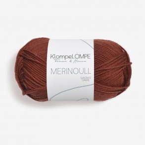 KlompeLOMPE - Merinoull Farve 3355 Rust