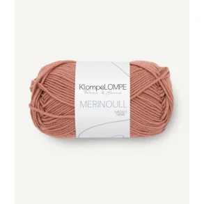 KlompeLOMPE - Merinoull Fv. 3544 Brun Rosa 