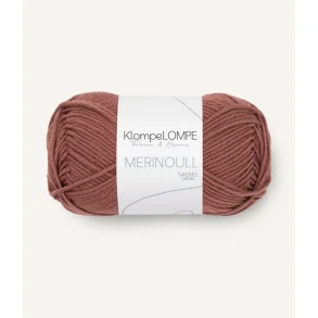 KlompeLOMPE - Merinoull Fv. 4043 Blomme Rosa 