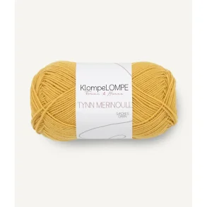 KlompeLOMPE - Tynn Merinoull Fv. 2025 Majs Gul