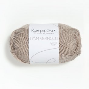KlompeLOMPE - Tynn Merinoull Fv. 2650 Beige Meleret